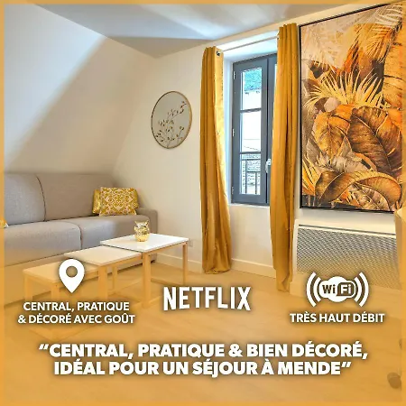 Le Goldenleaf - Netflix/wi-fi Fibre - Lozère * Mende