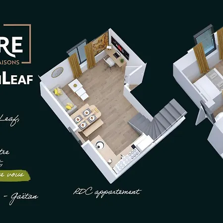 Apartment Le Goldenleaf - Netflix/wi-fi Fibre - Sejour Lozere